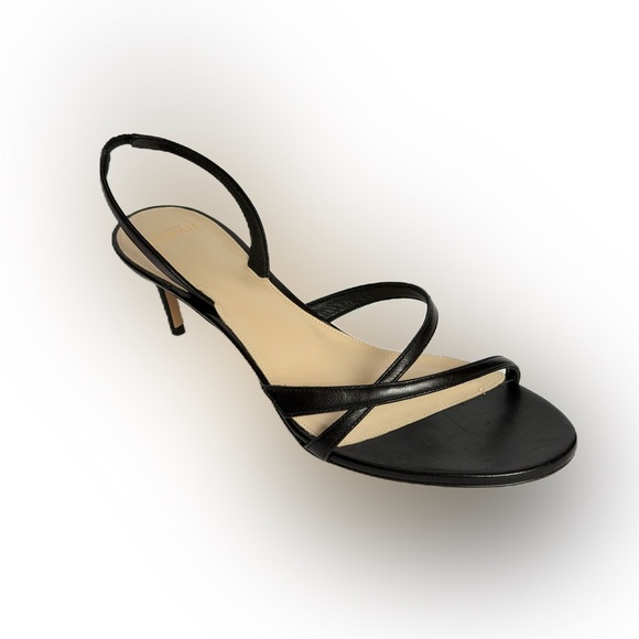 Alexandre Birman Black Leather Sandals Size 39.5 NWB Tita 60 Couros/Preto - Picture 2 of 8